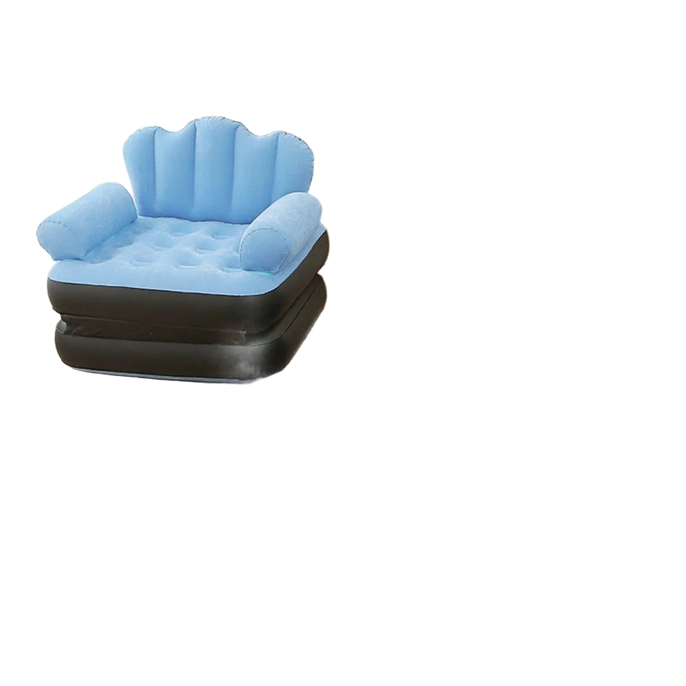 Portable Inflatable Lounge Chair with Air Pump Indoor & Outdoor Travel Sofa