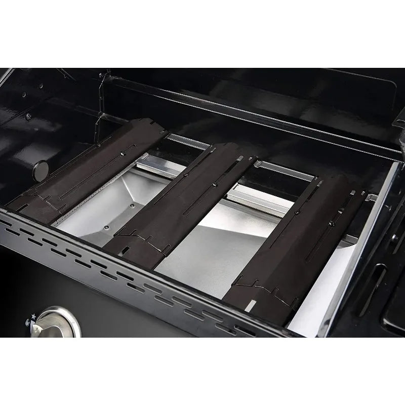 2-Piece Adjustable Heavy Duty Gas Grill Burner Covers Adjustable 11.75–21in
