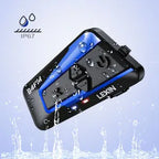 2-Pack Bluetooth Motorcycle Intercom Headsets with Music Sharing