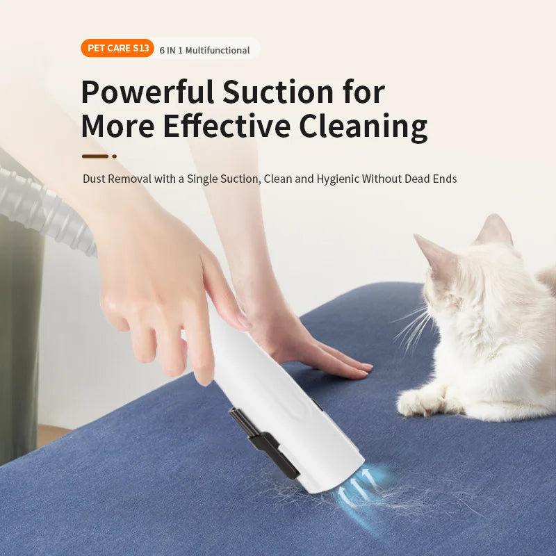 Multifunctional Pet Grooming Kit with Brush and Vacuum