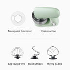 Home Kitchen Stand Mixer with Tilt-Head Design and Beater Attachments – 5L, 1200W