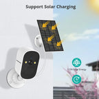 Rechargeable Wireless Outdoor Camera 2MP with Solar Panel & 64GB