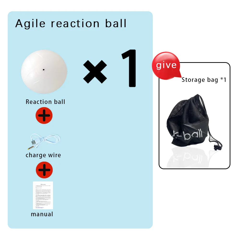 1-Pack Digital Reaction Ball for Hand-Eye Coordination