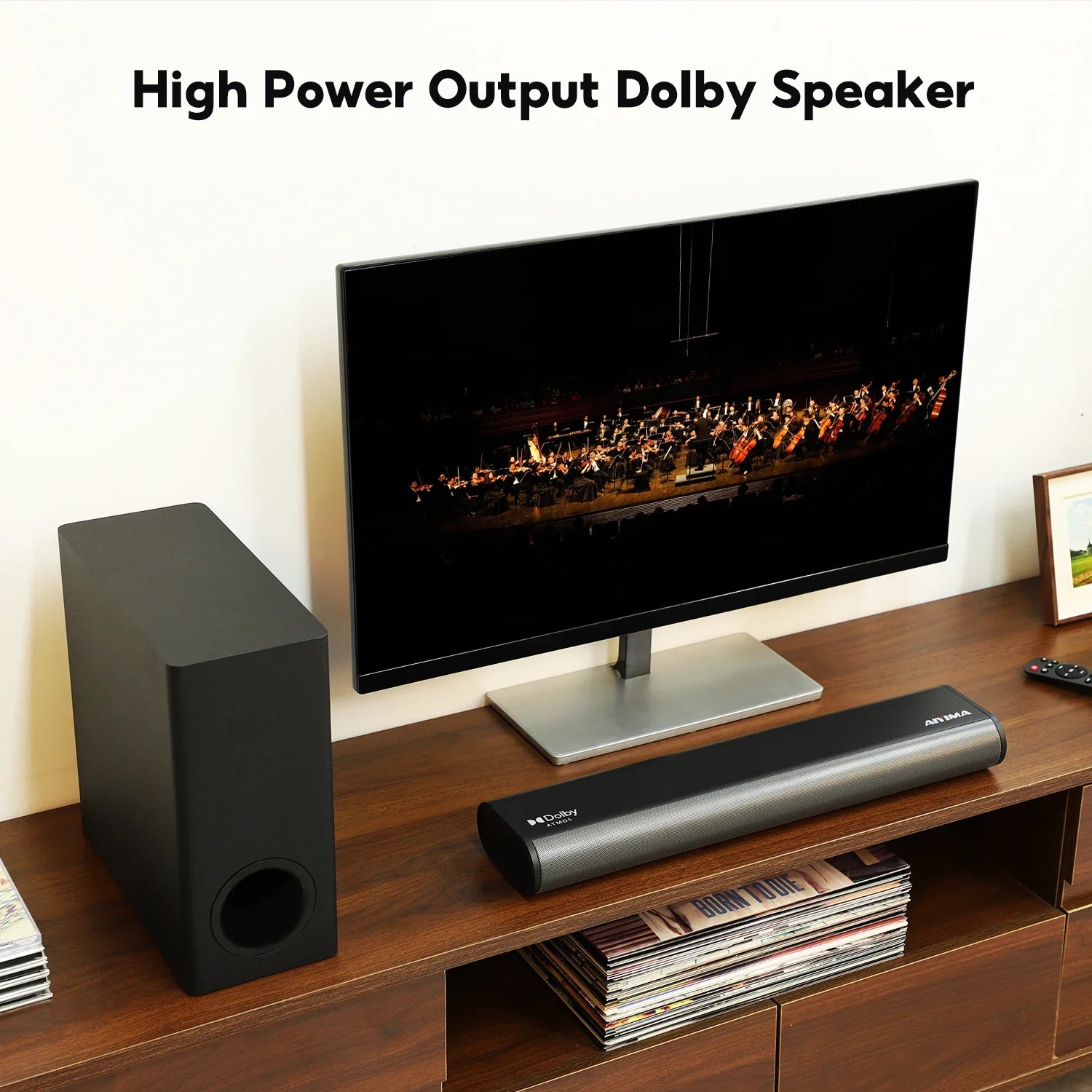 2.1 Bluetooth Soundbar with Subwoofer and HDMI Input