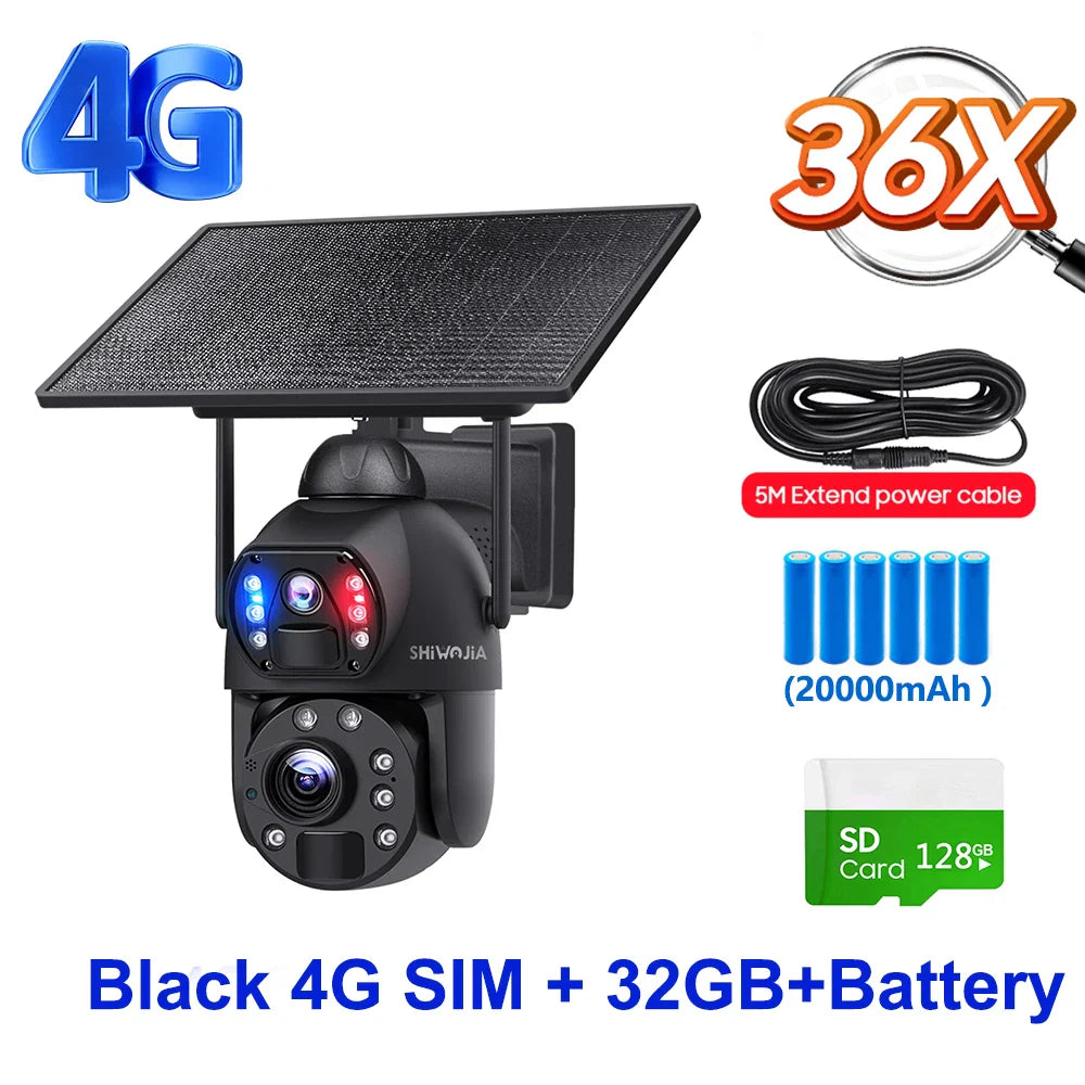 Wireless 360° Outdoor Camera with PIR and Night Vision