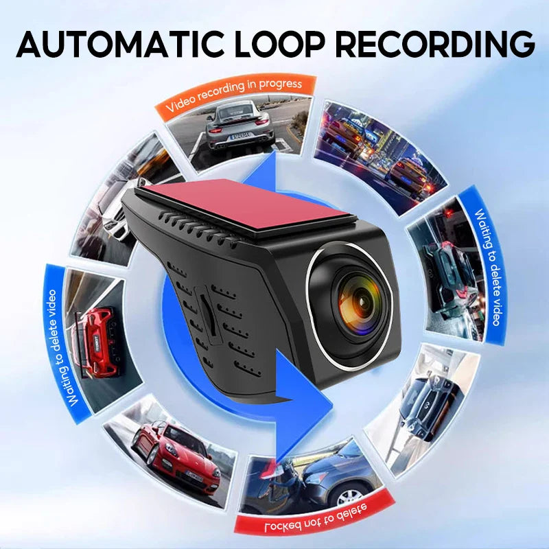 170° Wide-Angle Dashcam with 4K Resolution & WiFi
