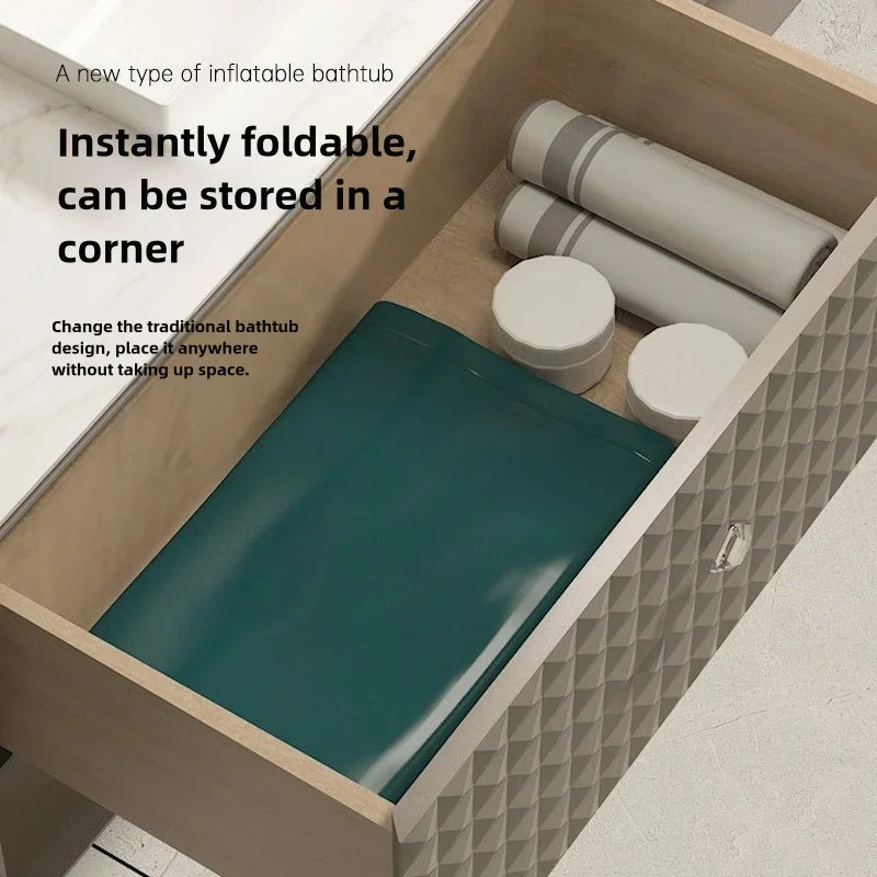 Inflatable Adult Bath Tub with R1.4M Foot Pump