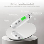 Skin Oil & Moisture Tester with LED Display with Type-C Charging Cable