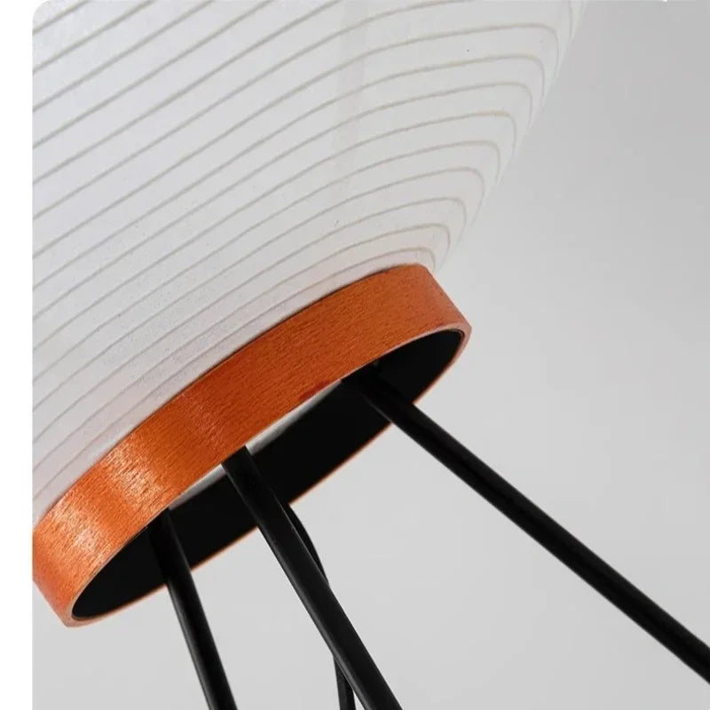 Wabi Sabi Style Standing Lamp for Bedroom or Living Room