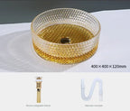 Italian Style Crystal Sink for Hotel or Home Vanity
