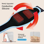 Black Portable EMS Massager – Heated Therapy for Hands & Joints
