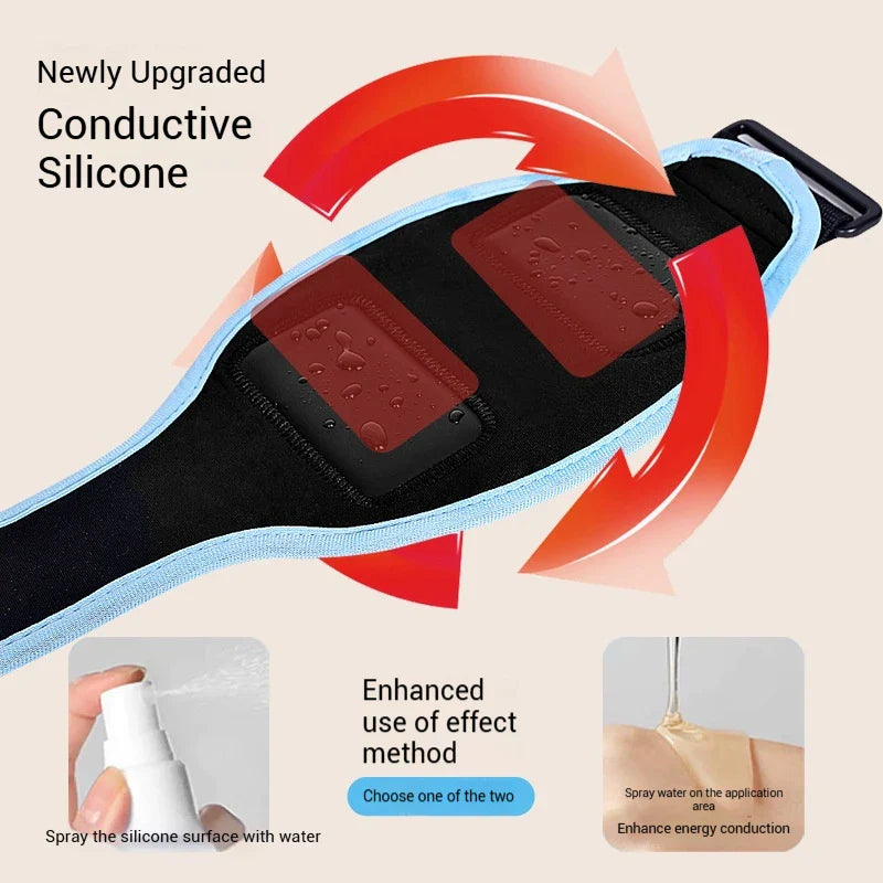 Black Portable EMS Massager – Heated Therapy for Hands & Joints