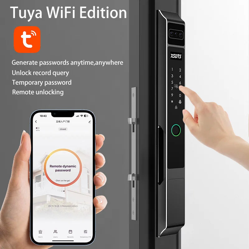 Outdoor WiFi Smart Lock with Camera and Keypad