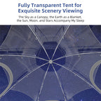 Portable 8-10 Person Dome Tent Clear Bubble Gazebo for Outdoor Events, Garden & Patio Use