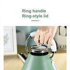 1.8L Electric Kettle Stainless Steel with Auto Shut-Off & 360° Base – 1800W, Fast Boil