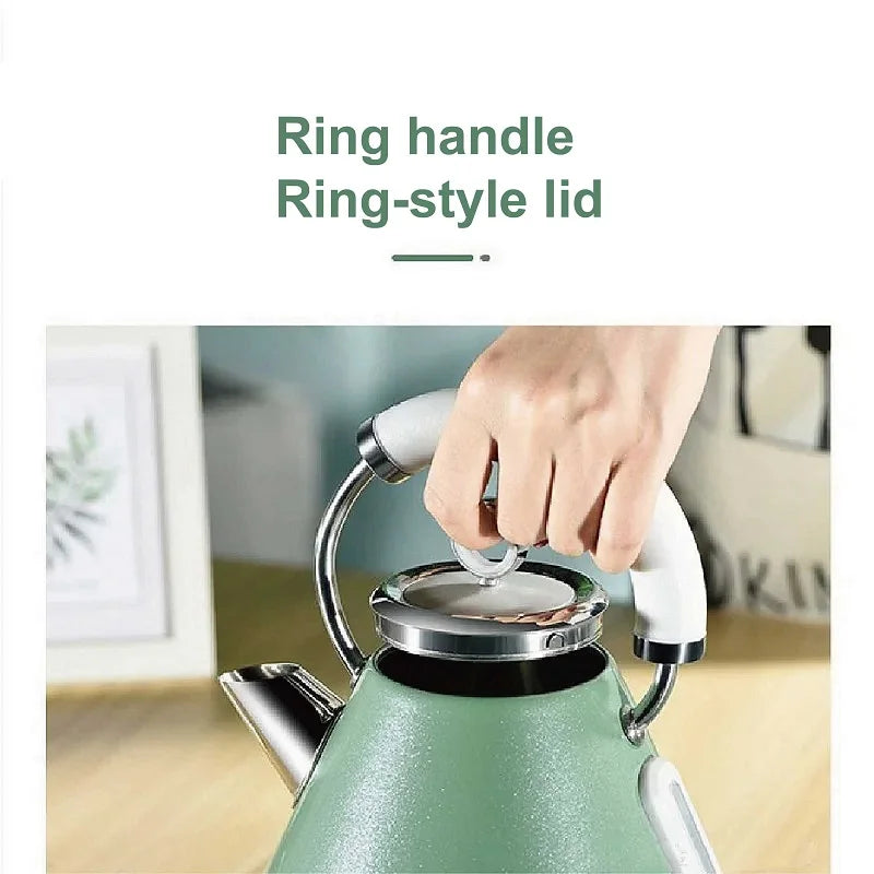 1.8L Electric Kettle Stainless Steel with Auto Shut-Off & 360° Base – 1800W, Fast Boil