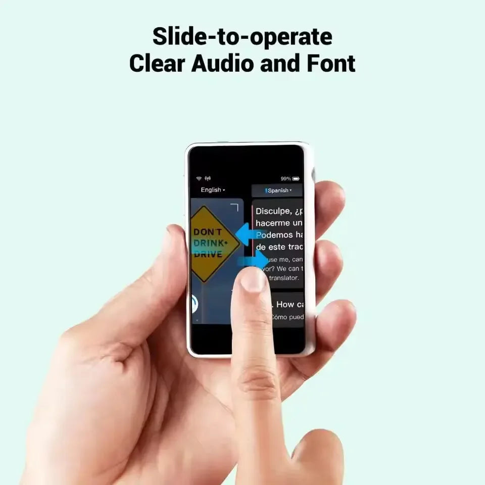 Mini Travel Translator with Touchscreen and Global Data