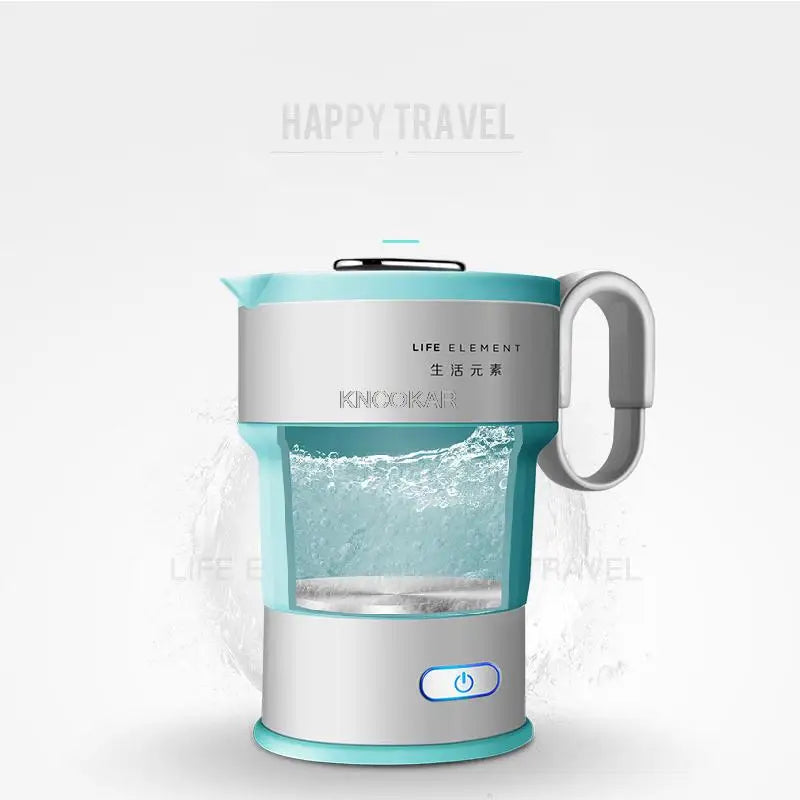 1L Portable Folding Electric Kettle – Travel Silicone Water Boiler with Auto Shut-Off