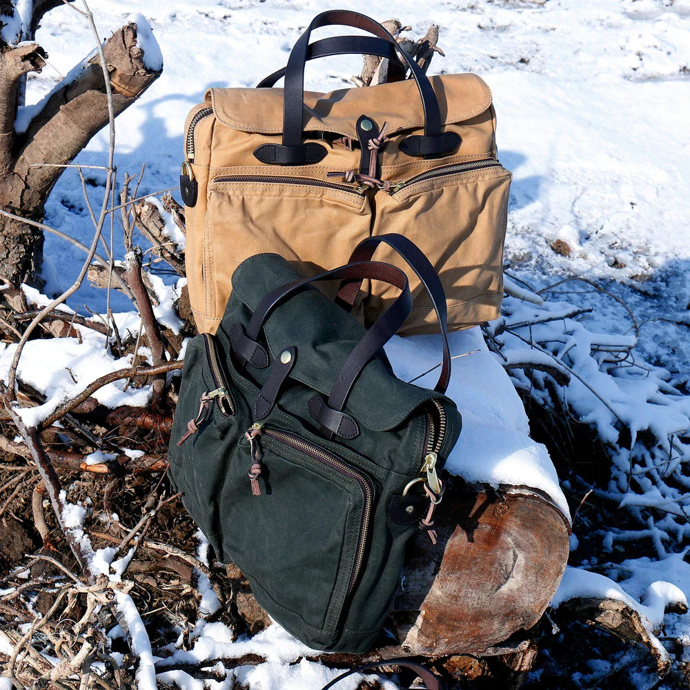 Retro Canvas Travel Bag 40x32x9cm with Zipper Closure
