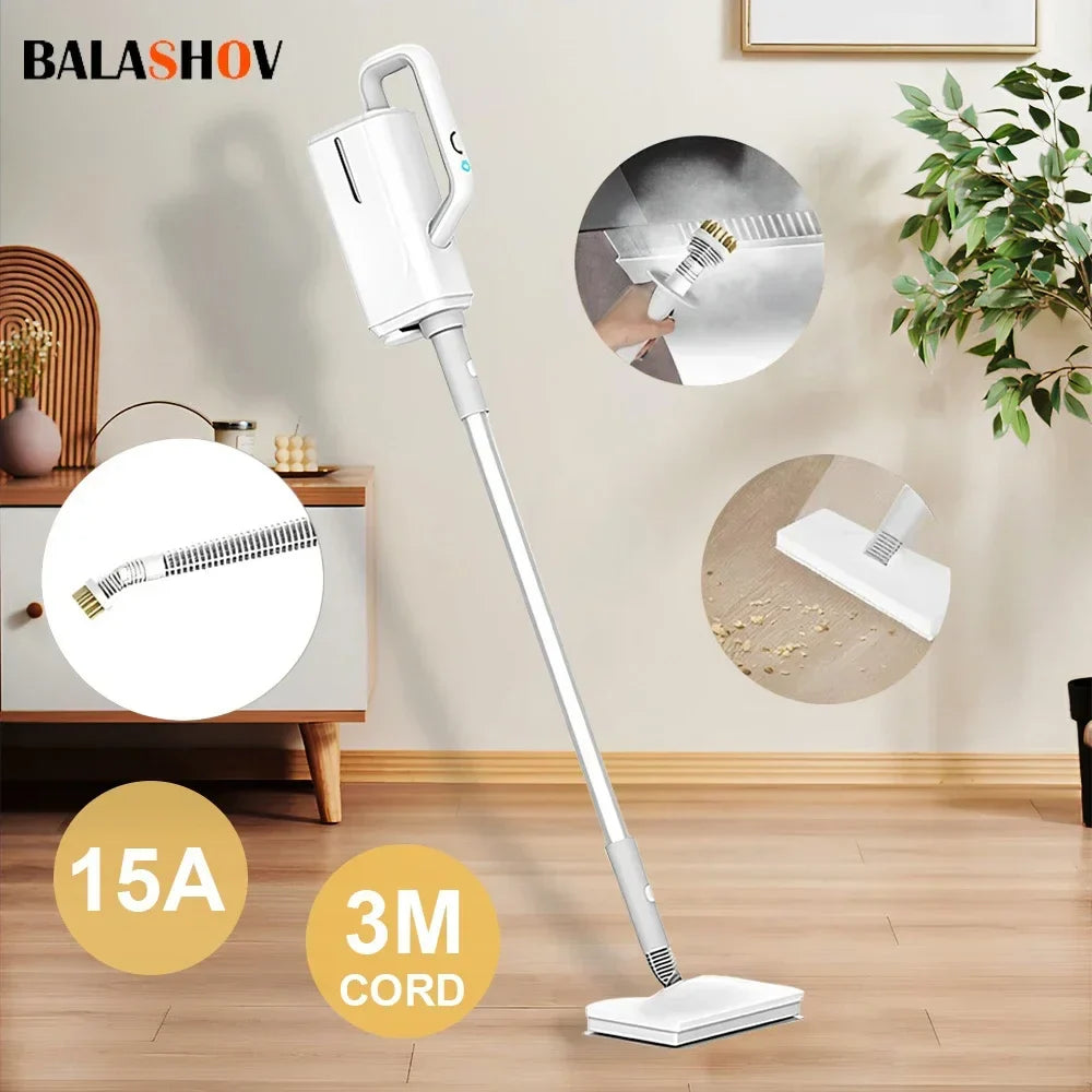 Rechargeable Steam Mop with 3 m Cord & Accessories