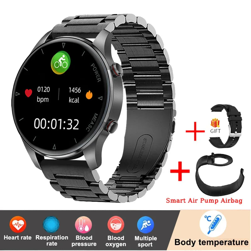 1.3" AMOLED Smart Watch – AI Health Monitor, Blood Oxygen, Glucose, ECG