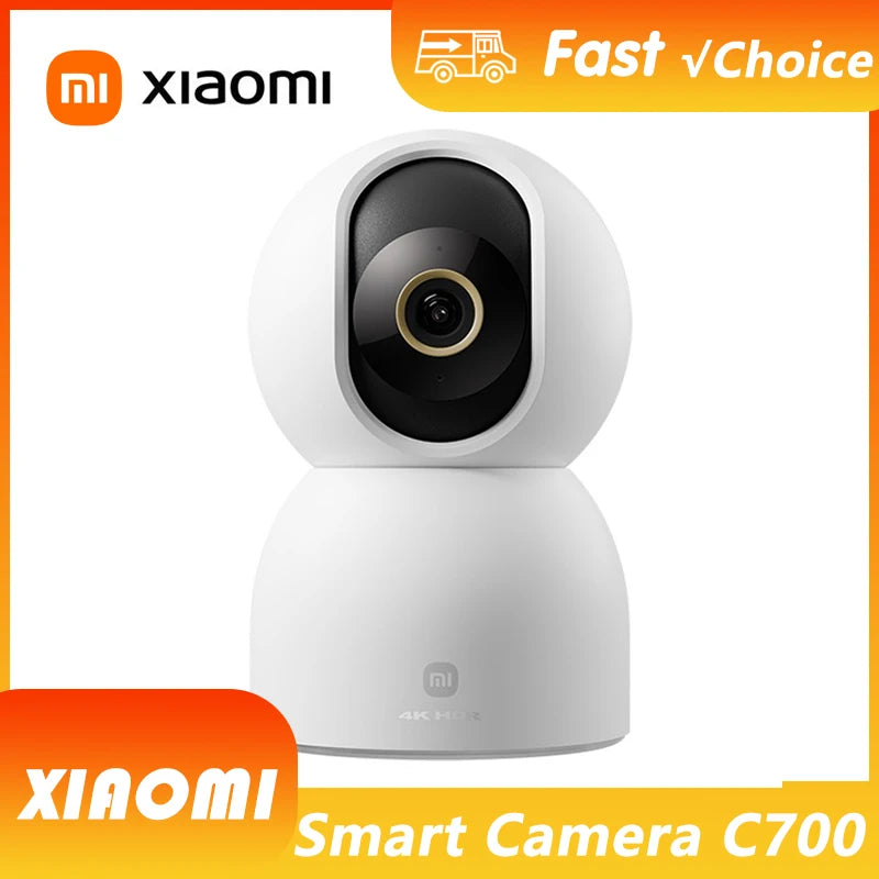 4K Smart Home Camera with 360° View, Dual-Band WiFi 6, AI Motion & Pet Detection (CN Version)