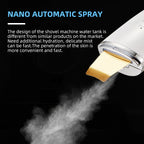 Gold Head Facial Scrubber Ultrasonic Blackhead Remover