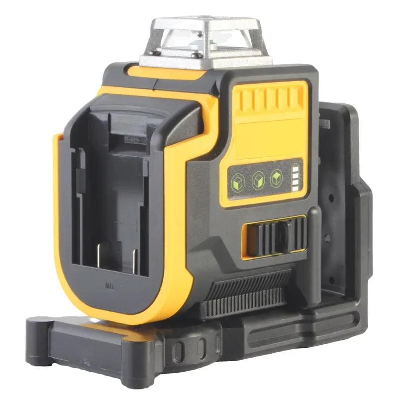 12-Line 3D Green Laser Level with 25m Range Without Battery