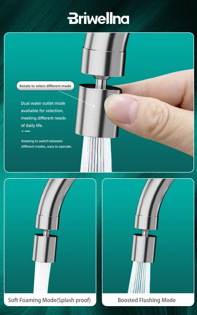 2-in-1 Stainless Steel Electric Water Tap with Instant Heating & Temperature Display
