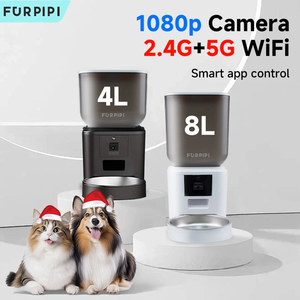 1080P Smart Pet Feeder with Camera and WiFi