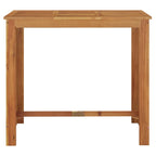 Outdoor Bar Table 120x60cm – Solid Acacia Wood with Oil Finish