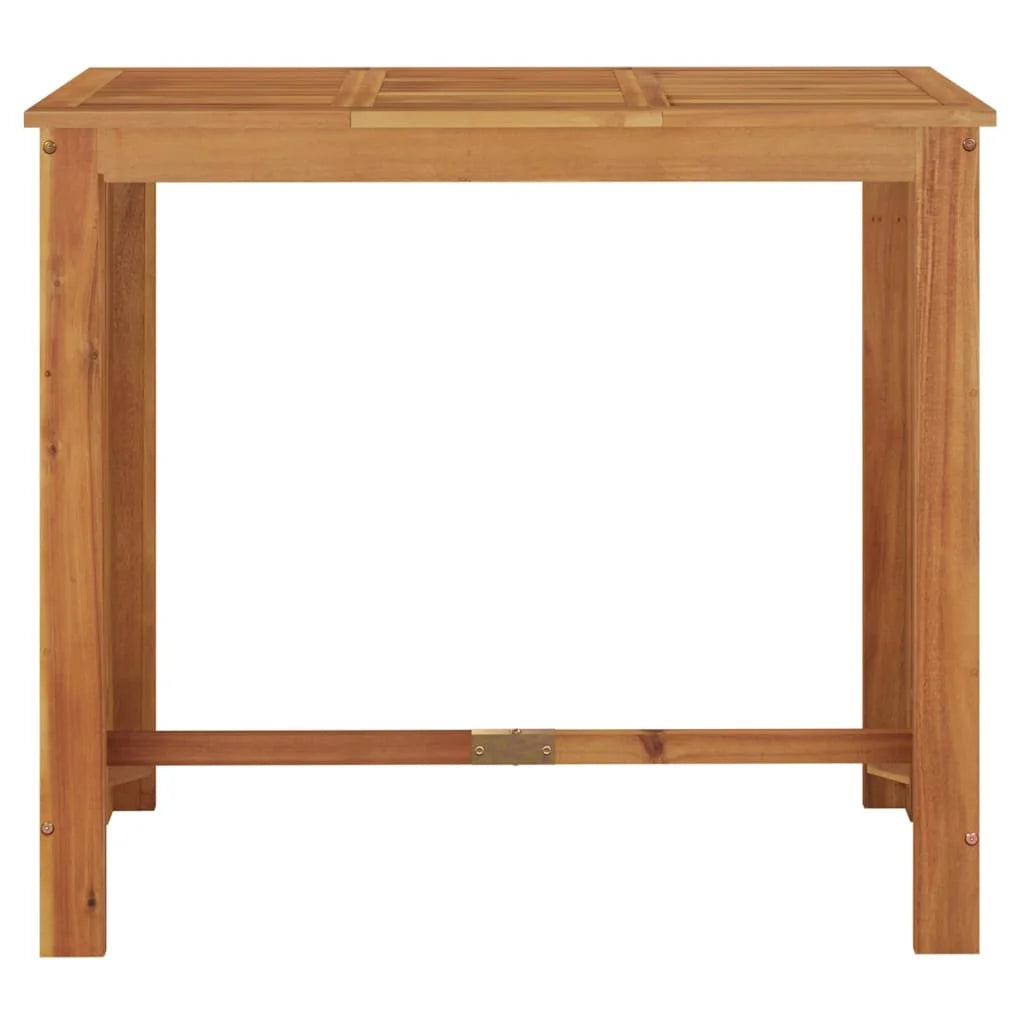 Outdoor Bar Table 120x60cm – Solid Acacia Wood with Oil Finish