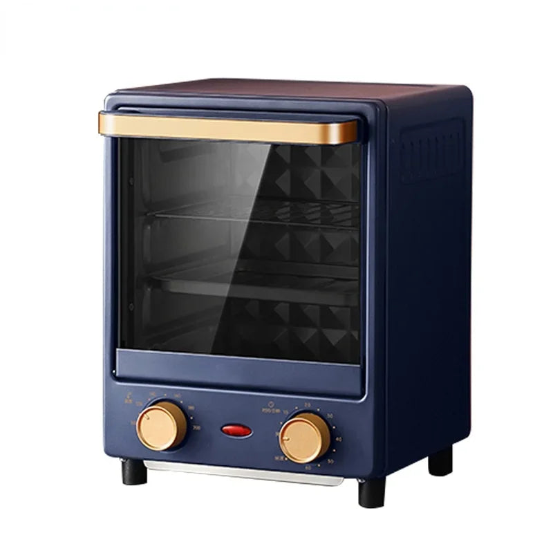 12L Electric Mini Oven with Timer and Quartz Heating