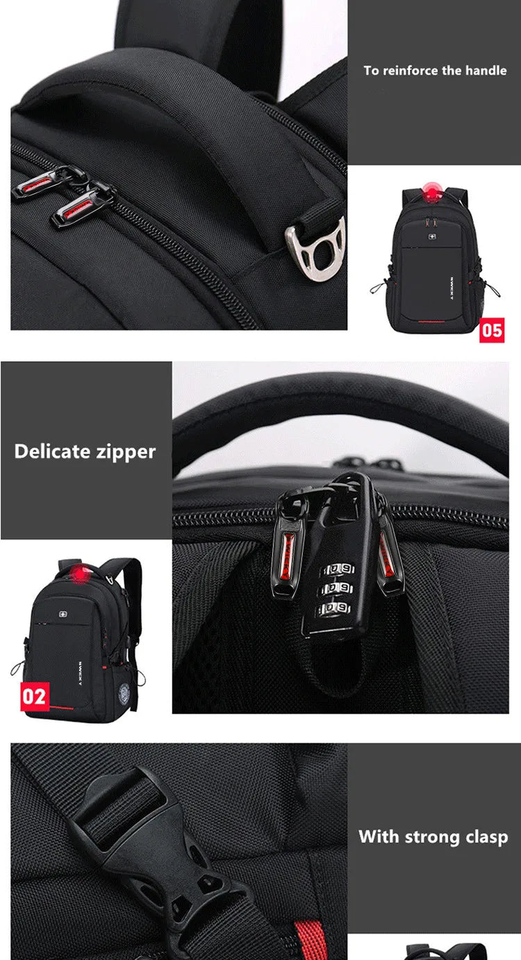Waterproof 15.6" Laptop Backpack for Men & Travel