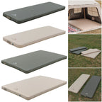 10cm Thick Army Green Single Camping Air Bed with Fast Inflation