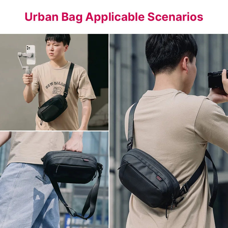 Compact Waterproof Sling Chest Bag – Traker Travel & Photography Day Pack