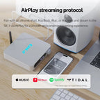 WiFi Hi-Res Audio Streamer with AirPlay & Multiroom Support