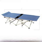 Portable Folding Bed Single Person Recliner for Office Nap & Outdoor Camping