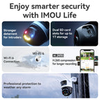 Smart 5MP Outdoor Security Camera with Motion Alerts & Full-Color Night Vision
