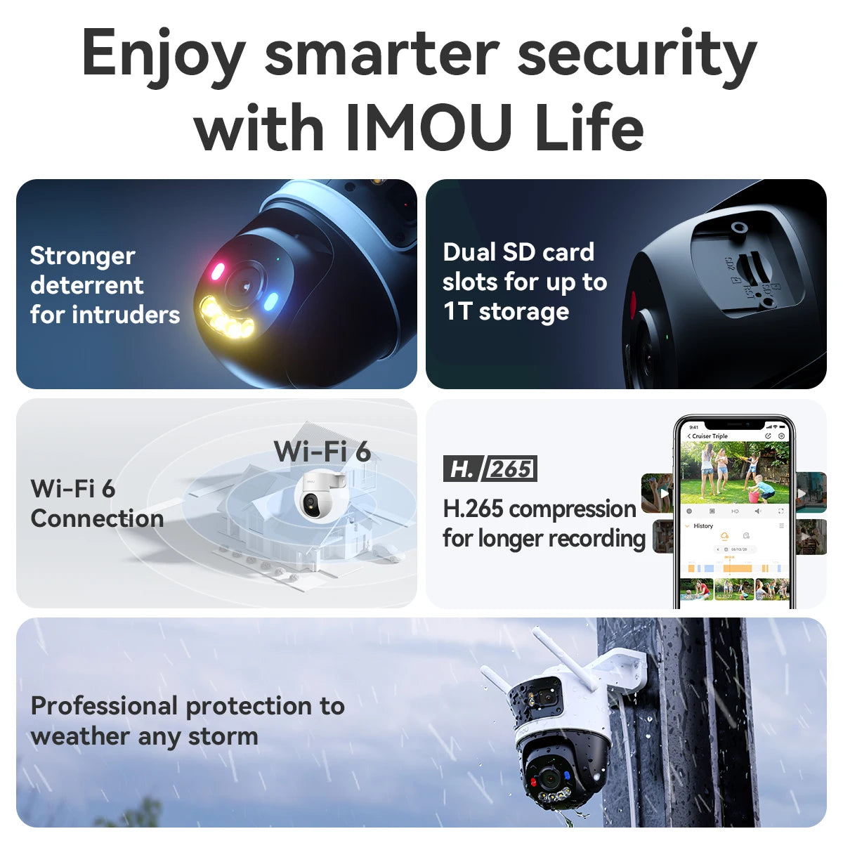 Smart 5MP Outdoor Security Camera with Motion Alerts & Full-Color Night Vision