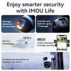 Smart Outdoor Surveillance Camera 11MP with Zoom and Storage