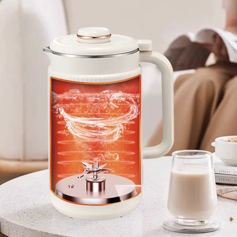 2-in-1 Soy Milk and Food Paste Maker – Electric Mixer Kettle for Grains & Blending