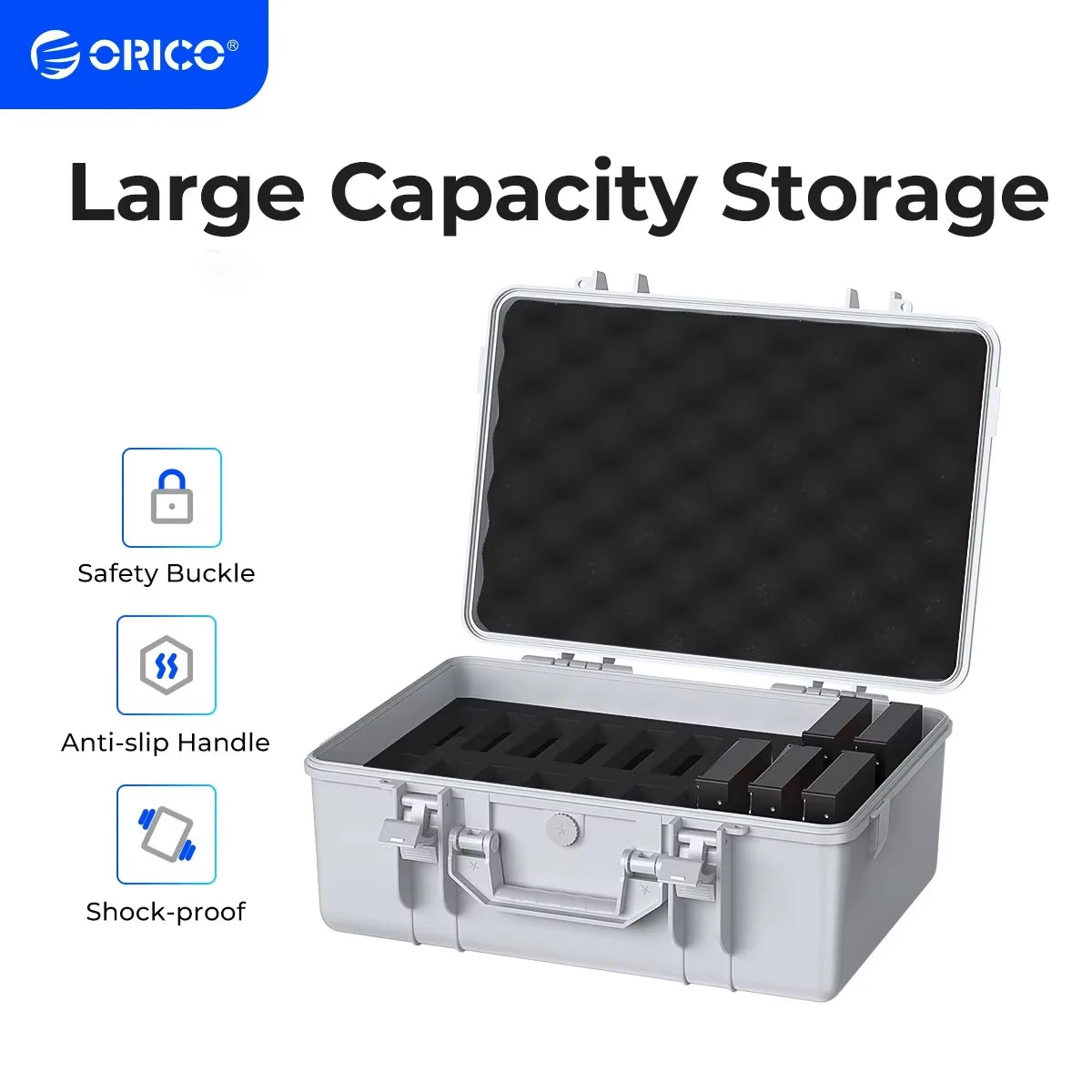 20 Bay 3.5 inch HDD Storage Case with Lock Protection