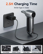 Portable High-Power Air Duster for Cleaning Electronics and More