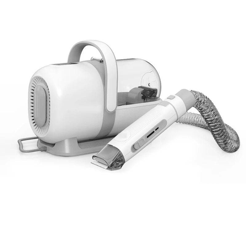 Portable Pet Grooming Vacuum with Fur Removal Brush – Quiet Cleaner for Dogs and Cats