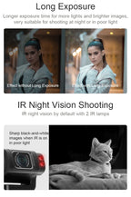 Rechargeable 5K Travel Vlogging Camera with Big LCD Display