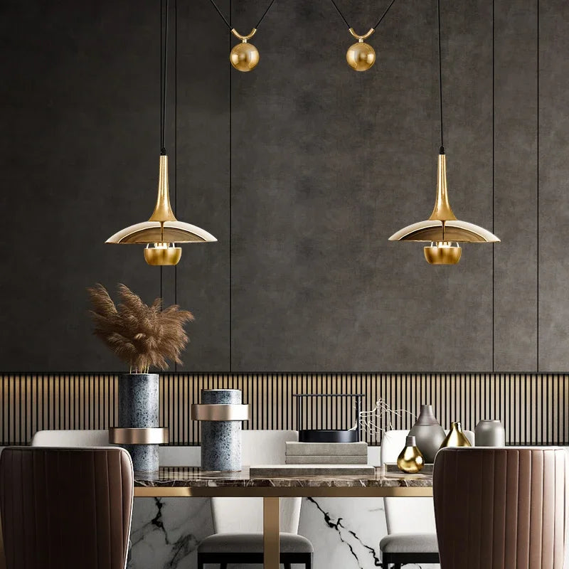 Modern Metal Pendant Lamp for Bedroom & Dining Room