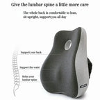 2-in-1 Orthopedic Seat & Lumbar Cushion – Magnetic Bamboo Charcoal Core, Ergonomic Support