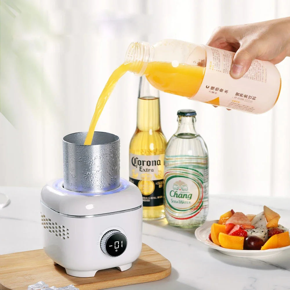 2-in-1 Electric Mug Warmer and Cooler Portable Beverage Cup