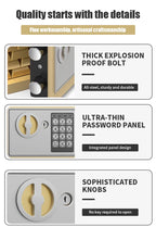 Portable Home Office Safe Box with Electronic Lock